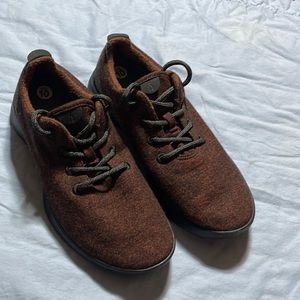 Allbirds Mens Wool Runner Rust colored Running Shoes Size M10
